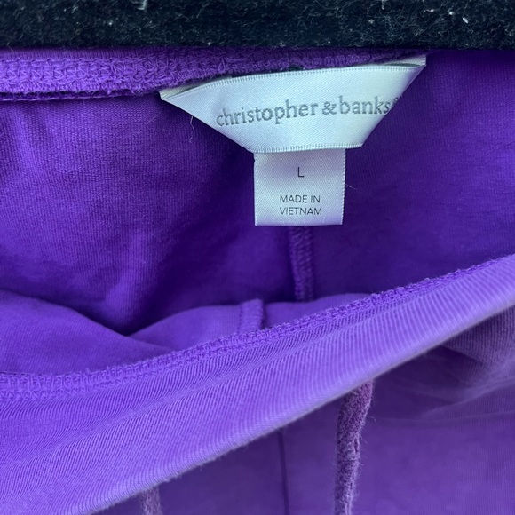 Christopher & Banks Vibrant Purple Bomber Jacket - Picture 9 of 11